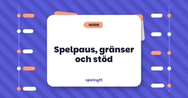Spelpaus, gränser och stöd