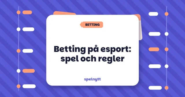 Betting på esport: spel och regler