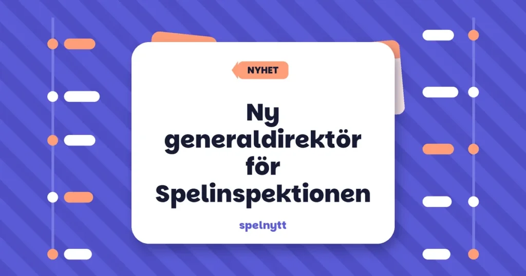 Ny generaldirektör för Spelinspektionen